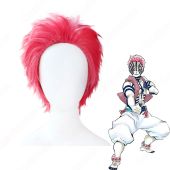 猗窩座（あかざ）コスプレ 高品質耐熱 ウィッグ ネット付き『鬼滅の刃』上弦の参 人気キャラ かつら 小道具付き 変装用(コスプレブーツ、ウィッグ、道具でおすすめの商品)