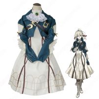 ヴァイオレット コスプレ衣装 『永遠と自動手記人形』お姫様 ワンピース 優雅 可愛い レディース 仮装 コスチューム セット(ヴァイオレット・エヴァーガーデン コスプレ衣装)
