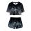 鬼滅の刃 グッズ ショート丈 Tシャツ 短パン 上下セット へそ出し フーディー アニメ プリント 半ズボン uネック 半袖 半ズボン カジュアル服 通気性がある 夏服 おしゃれ イベント セクシー 衣装 男女兼用 服 7
