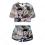鬼滅の刃 グッズ ショート丈 Tシャツ 短パン 上下セット へそ出し フーディー アニメ プリント 半ズボン uネック 半袖 半ズボン カジュアル服 通気性がある 夏服 おしゃれ イベント セクシー 衣装 男女兼用 服 2