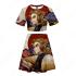 鬼滅の刃 グッズ へそ出し Tシャツ スカート 上下セット ショート丈 フーディー アニメ プリント スカート uネック 半袖 カジュアルスタイル ひざ丈 夏 スカート おしゃれ イベント セクシー 衣装 COT-A001097-7
