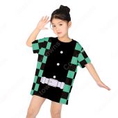 鬼滅の刃 子供服 夏用 半袖 Tシャツ キッズ かわいい 柔らかい 男の子 女の子 男女兼用 記念シャツ Tシャツ 誕生日 プレゼント 100-160cm(アニメ・ゲームグッズでおすすめの商品)