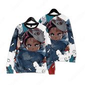 『鬼滅の刃』グッズ 長袖 Tシャツ アニメ 3Dプリント 記念シャツ カジュアルなシャツ おしゃれ ティーシャツ キッズ イベント 衣装 誕生日 プレゼント お勧め(アニメ・ゲームグッズでおすすめの商品)