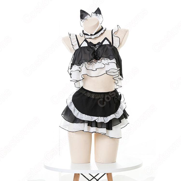 SALE／70%OFF】 メイド服 萌え萌え コスプレ仮装 ブラック セクシー