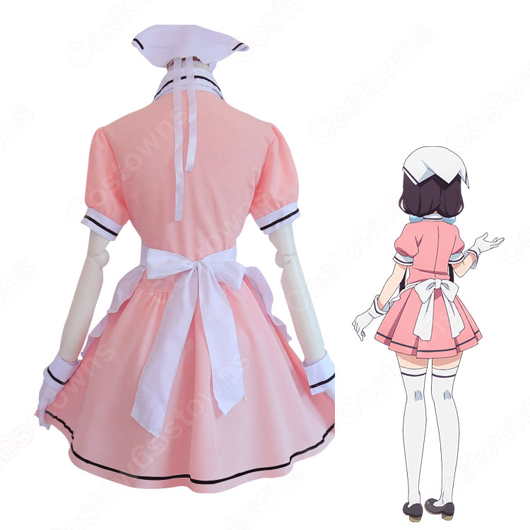桜ノ宮苺香 メイド服 コスプレ衣装 ブレンド・S ピンク 可愛い 喫茶店