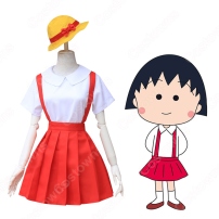 まる子 コスプレ衣装『ちびまる子ちゃん』さくらももこ 女の子 アニメ コスチューム 母と娘 親子服 クリスマス ハロウィン 文化祭 学園祭 仮装 コスチューム(202×202)