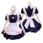 メイド服 コスプレ衣装 セクシー ハート 胸空き ロリータ風 メイド服 かわいい レディース ワンピース メイド喫茶店 ハロウィン 仮装 コスチューム