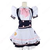 アリス風メイドコスチューム コスプレ 衣装 ピンクボタンやリボン ピンク蝶ネクタイ フリル ドレス(仮装コスプレ衣装でおすすめの商品)