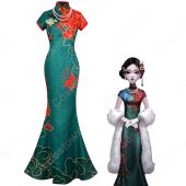 芸者 (美智子)チャイナドレス コスプレ衣装 『IdentityⅤ（第五人格/アイデンティティ5）』の登場人物の仮装 コスチューム(ゲーム• アニメコスプレ衣装でおすすめの商品)