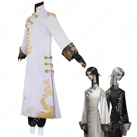 白黒無常 謝必安 白無常 残花の涙 コスプレ衣装の通販 Identity 第五人格 アイデンティティ5 仮装 コスチューム 鬼使い しろくろむじょう Costowns