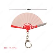 IdentityⅤ 第五人格 芸者 紅蝶 美智子 紫孔雀 スキン キーホルダー 扇子 コスプレ道具 イデンティティファイブ ハンター 女性ハンター コスチューム 小物(アニメ・ゲームグッズでおすすめの商品)