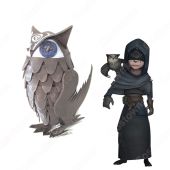アイデンティティV 占い師 イライ・クラーク 初期衣装 使い鳥 コスプレ用道具【IdentityV 第五人格】 cosplay 役い鳥/フクロウ/梟/小物 道具(送料無料)