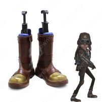 傭兵(ナワーブ・サベダー) 蒸気少年 コスプレ靴 ブーツ アイデンティティV【IdentityV 第五人格】サバイバー スキン 靴 道具 ハロウィーンやアニメの展示会に適(コスプレ ブーツ（靴）)