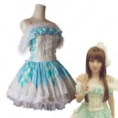 AKB48 大島優子 渡辺麻友 柏木由紀 高橋みなみ 篠田麻里子 ファースト・ラビット (First Rabbit) ギンガムチェック コスプレ衣装 アイドル衣装 ステージ服 舞台 ハロウィン クリスマス(送料無料)