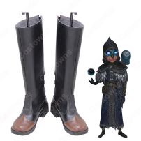 送料無料！！占い師(イライ・クラーク) 夜行フクロウ 風 コスプレ靴アイデンティティV 【IdentityV 第五人格】サバイバー スキン コスプレ 靴/シューズ/ブーツ コスプレ用 仮装 道具 男女兼用 オーダメイド可(コスプレ ブーツ（靴）)