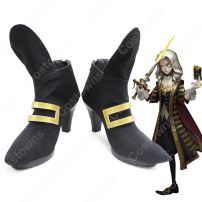 送料無料！！写真家(ジョゼフ) 裁判官 風 コスプレ靴 靴 シューズ ブーツ アイデンティティV 【IdentityV 第五人格】ハンター コスプレ用 仮装 道具 男女兼用 オーダメイド可(コスプレ ブーツ（靴）)
