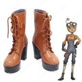 送料無料！！機械技師 初期 風 靴 コスプレ靴 アイデンティティV 【IdentityV 第五人格】サバイバー トレイシー・レズニック コスプレ 靴/シューズ/ブーツ コスプレ用 仮装 道具 男女兼用 オーダメイド可(送料無料)