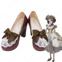 送料無料!! 血の女王(マリー) 血祭り コスプレ靴 コスプレシューズ ハイヒール アイデンティティV 【IdentityV 第五人格】ハンター スキン 靴 道具 男女兼用(コスプレ ブーツ（靴）)