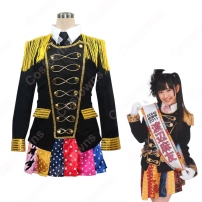 AKB48 ヘビーローテーション 渡辺麻友 MVコスプレ衣装 まゆゆちゃん風 アイドル ダンス服 制服 PV コス服 ハロウィン イベント コスチューム 変身 仮装(202×202)
