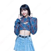 BLACKPINK（ブラックピンク） リサ(LISA) 風 ダンス 衣装 へそ出し コスプレ 衣装 人気グループ アイドル制服 ステージ服(少女時代、IZ*ONE、BLACKPINK、TWICE)