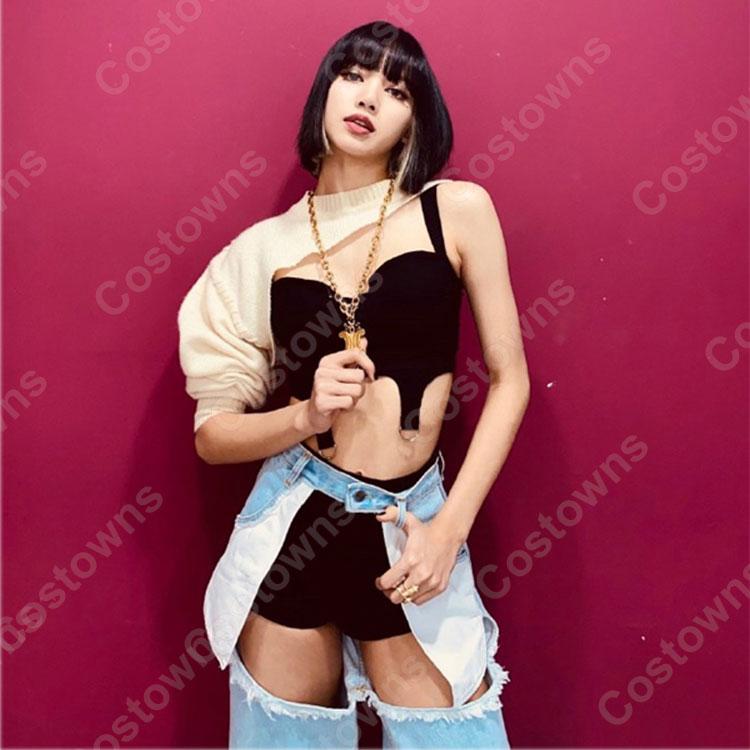 Levi's デニム ジャケット ダンス 衣装 Blackpink リサ 着用 Levi's デニム ジャケット ダンス 衣装 Blackpink リサ 着用