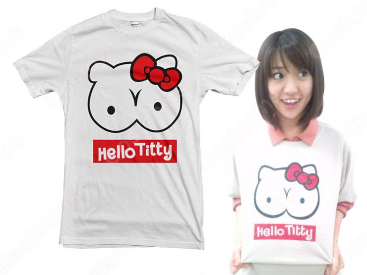 AKB48 大島優子 Hello Tityy Tシャツ 私服 - Costowns