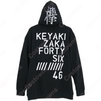 欅坂46 人気 パーカー (黒/灰色) 通販(乃木坂46、 櫻坂46（ 欅坂46 ）)