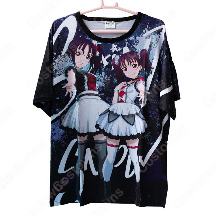 Love Live!（ラブライブ!）チョコレート色 半袖 Tシャツ - Costowns