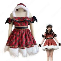 NMB48サンタコレクション 『初恋至上主義』川上千尋 なんば式写メ会 MV制服 クリスマス ワンピース コスプレ衣装(AKB48、BNK48)