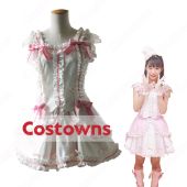 AKB48（エーケービー フォーティーエイト） 天使のしっぽ 山内瑞葵 浅井七海 山根涼羽 MVダンス服 コスプレ衣装(送料無料)