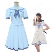 SKE48 21st.Single 「意外にマンゴー」(Igai no Mango) MV衣装 10周年突入 春のファン祭り 小畑優奈 コスプレ衣装(アイドル制服・学生制服でおすすめの商品)
