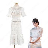 『サイコだけど大丈夫』（It’s Okay to Not Be Okay.） 衣装 コ・ムニョン（ソ・イェジ / 서예지 ）風 透け感が 可愛い ドレス(JENNIE)