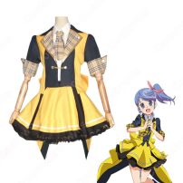 テレビアニメ「AKB0048」横溝真琴（よこみぞまこと）コスプレ衣装 ７７期研究生 コスチューム(AKB0048 コスプレ衣装)