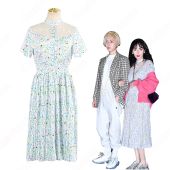 キム・ヒョナ（金泫雅、김현아、Kim Hyun Ah ）風 ショートカーディガン（長袖） 花柄ワンピース（ミディ丈 / 半袖） Wonder Girls（ワンダーガールズ） 衣装(アイドル制服・学生制服でおすすめの商品)