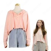 キム・ミソ（パク・ミニョン）風 パーカー（ピンク/桃色系・長袖） ショートパンツ 「キム秘書はいったい、なぜ?」衣装(アイドル制服・学生制服でおすすめの商品)