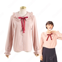 木之本桜（きのもと さくら）風 シャツ（蝶ネクタイ / 長袖） 『カードキャプターさくら』（CARDCAPTOR SAKURA） 仮装・変装・コスプレ衣装(202×202)