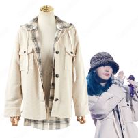 IU（アイユー）風 衣装 ギンガムチェック シャツ（長袖） ジャケット（長袖）(その他)