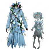 庭師 エマ・ウッズ 幽霊プリンセス コスプレ衣装（ワンピース+藤蔓飾り+帽子+肩飾り+靴）『IdentityV 第五人格/アイデンティティV』の登場人物の仮装 コスチューム(送料無料)