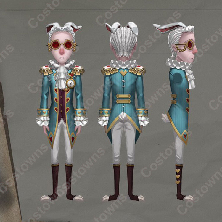 IdentityV 弁護士 フレディ・ライリー 白ウサギさん コスプレ衣装 第五