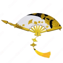 IdentityV 第五人格 芸者(美智子) 羅生門 美人相 般若相 扇子 武器 折りたたみ可能 コスプレ道具 【アイデンティティV 】ハンター スキン cosplay 小物(202×202)