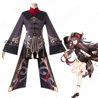 胡桃(ふーたお、Hu Tao) コスプレ衣装 原神 璃月の葬儀屋「往生堂」の七十七代目堂主 仮装・変装衣装(202×202)