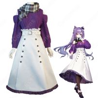 刻晴（こくせい）セーター 日常服 コスプレ衣装 原神(げんしん) 璃月七星 cosplay衣装 人気 変装 コスチューム(原神 コスプレ衣装)