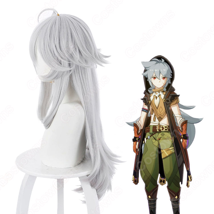 レザー（れざー） ゲレ一 ウィッグ 『原神』 コスプレ用 wig - Costowns