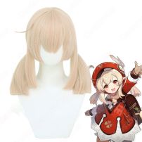 クレー（くれー）耐熱 ウィッグ 『原神 Genshin』 逃げ回る太陽 コスプレ用 wig(コスプレウィッグ)