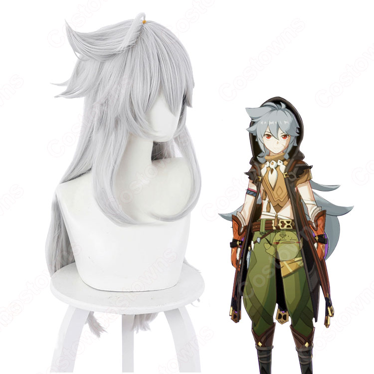 レザー（れざー） ゲレ一 ウィッグ 『原神』 コスプレ用 wig - Costowns