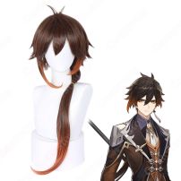 鍾離(ショウリ) 耐熱 コスプレウィッグ 『原神 Genshin』 コスプレ用 wig 通販(コスプレウィッグ)