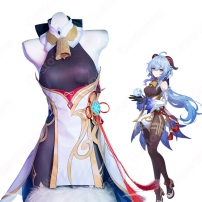 甘雨(かんう) コスプレ衣装 『原神』 璃月の会議場「月海亭」で、璃月七星の秘書 仮装・変装衣装(202×202)