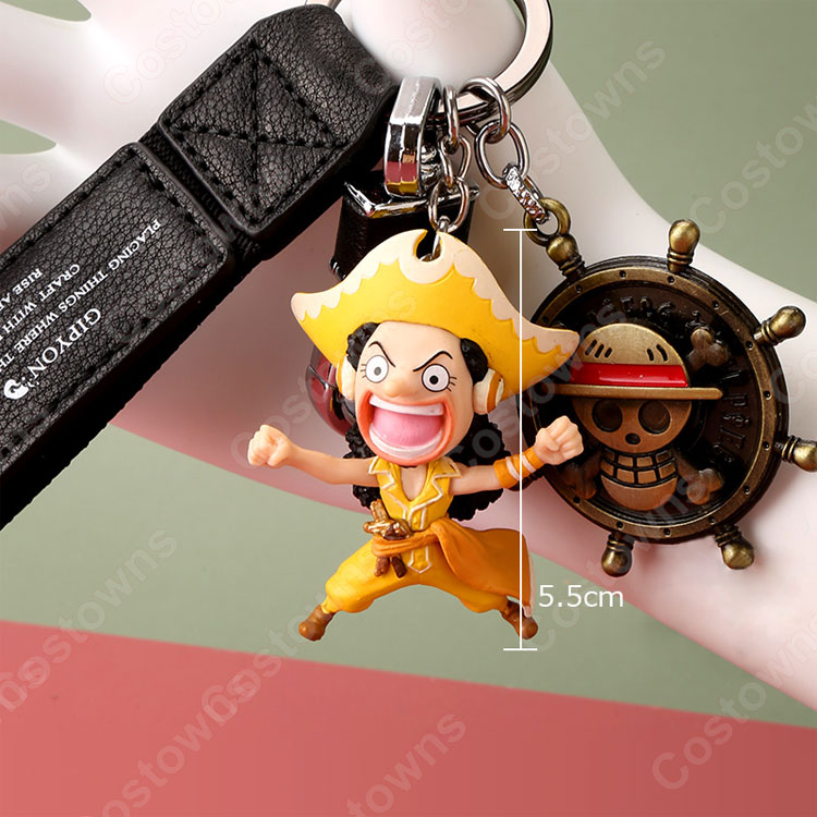 ONE PIECE キーチェーン 人形 バックパックペンダントカーキーホルダー