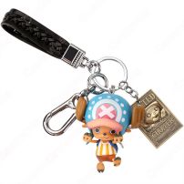 ONE PIECE キーチェーン 人形 トニートニー・チョッパー バックパックペンダントカーキーホルダー屋内ペンダント かわいい漫画アニメーションクリエイティブギフト(小物・雑貨)