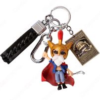 ONE PIECE キーチェーン 人形 モンキー・D・ルフィ バックパックペンダントカーキーホルダー屋内ペンダント かわいい漫画アニメーションクリエイティブギフト(小物・雑貨)